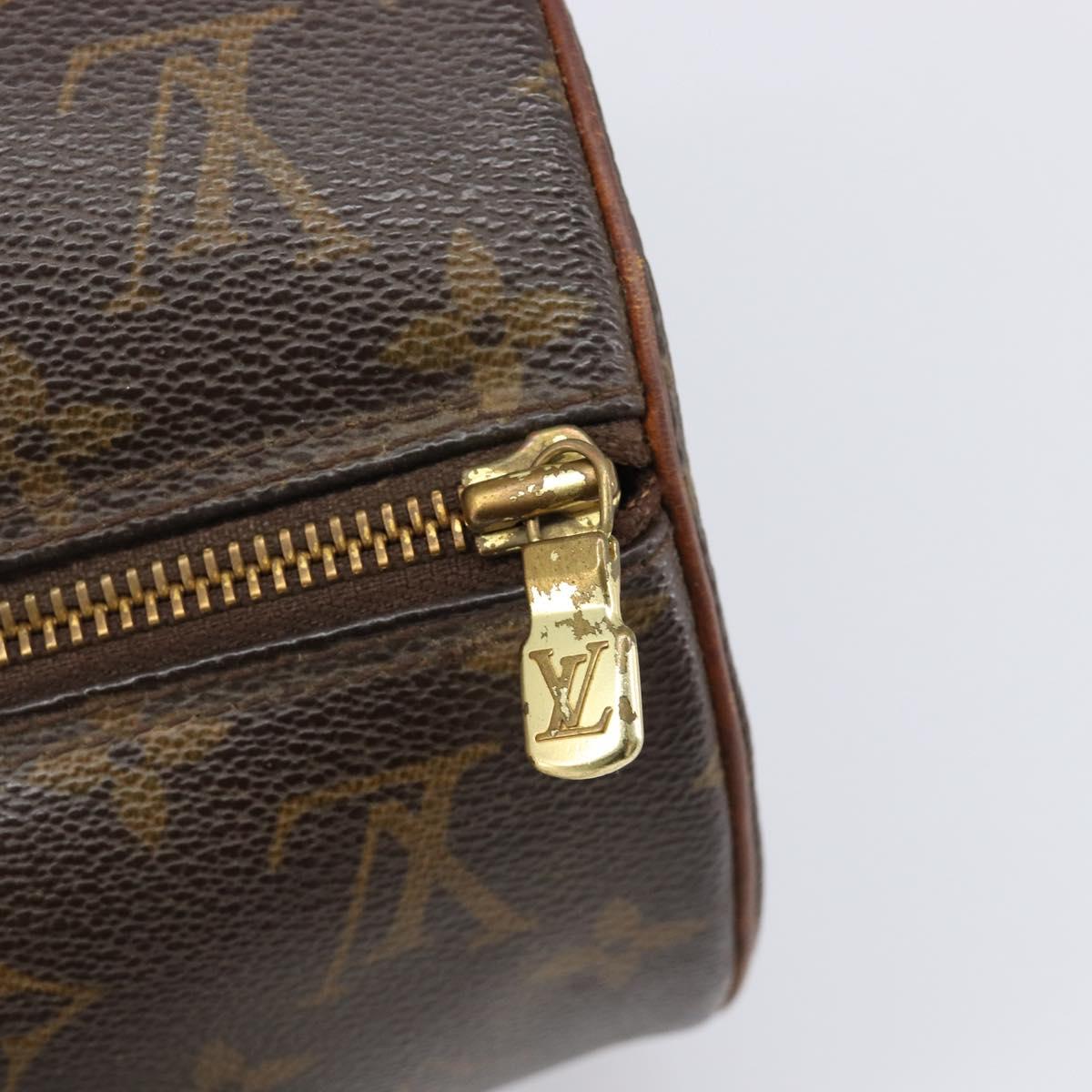 LOUIS VUITTON Monogram Papillon 30 Hand Bag M51385 LV Auth 201413