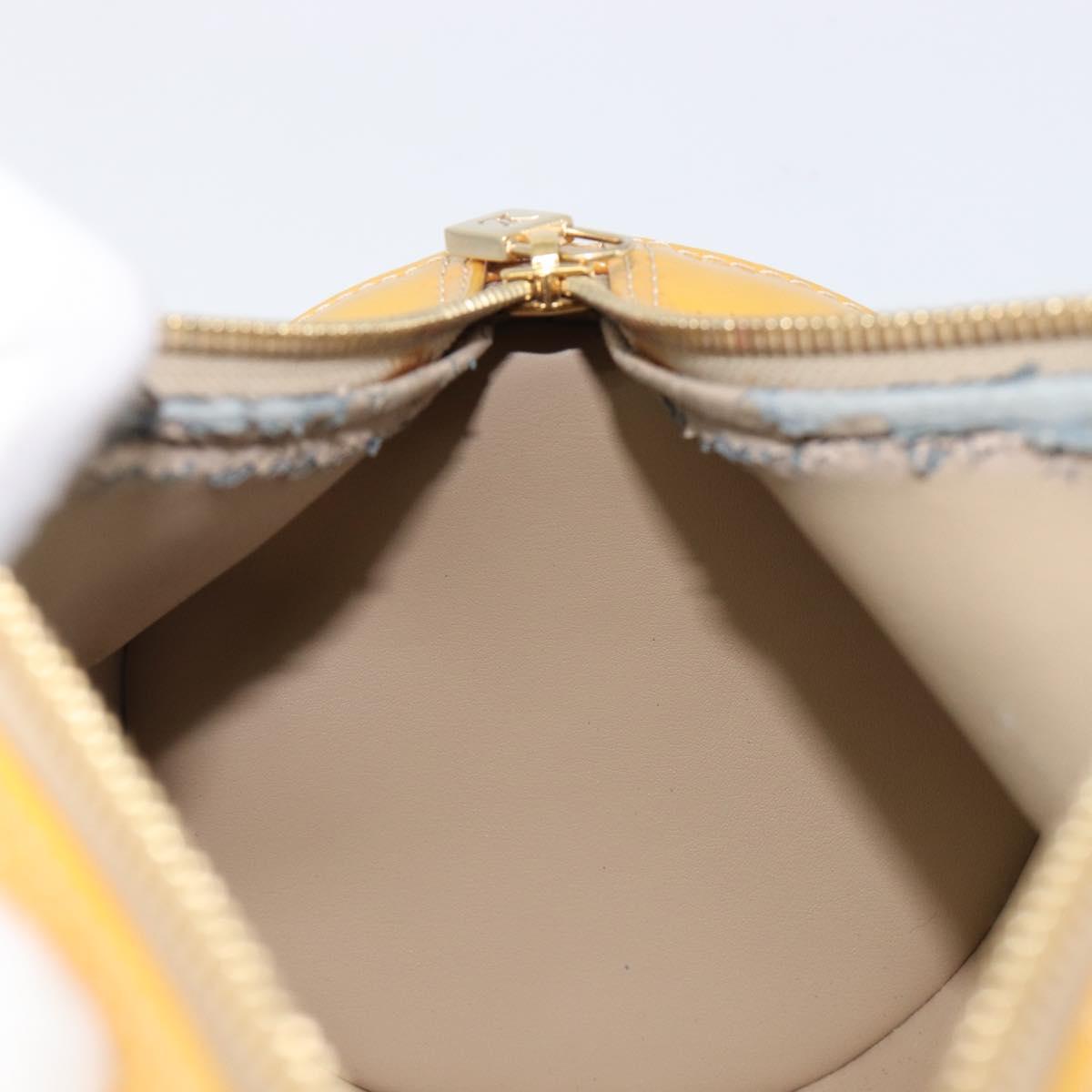 LOUIS VUITTON Monogram Vernis Bedford Hand Bag Beige M91006 LV Auth 201414