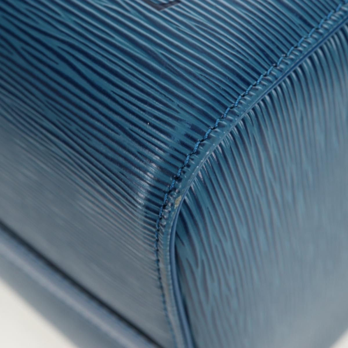 LOUIS VUITTON Epi Speedy 35 Hand Bag Toledo Blue M42995 LV Auth 201415V