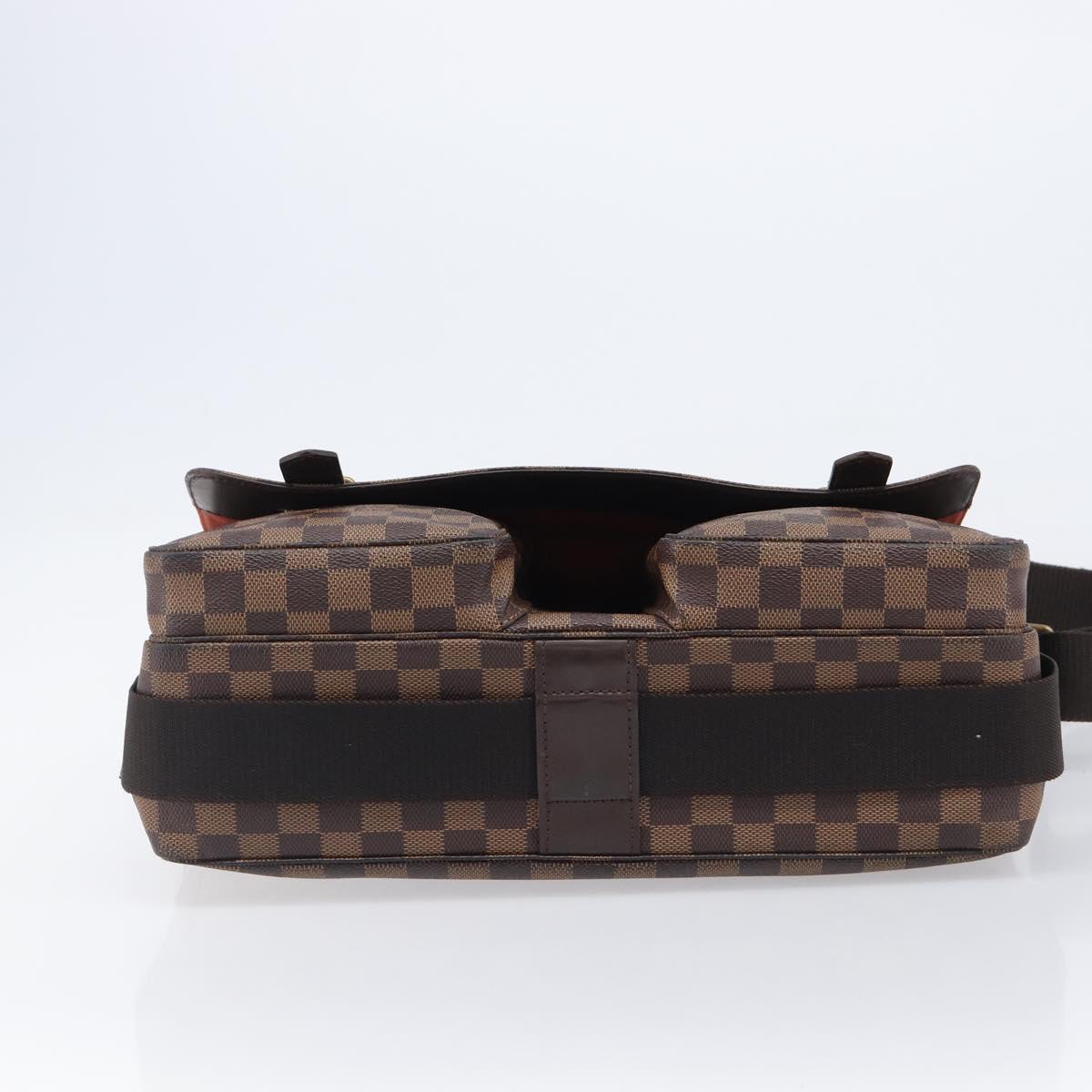 LOUIS VUITTON Damier Ebene Broadway Shoulder Bag N42270 LV Auth 201417