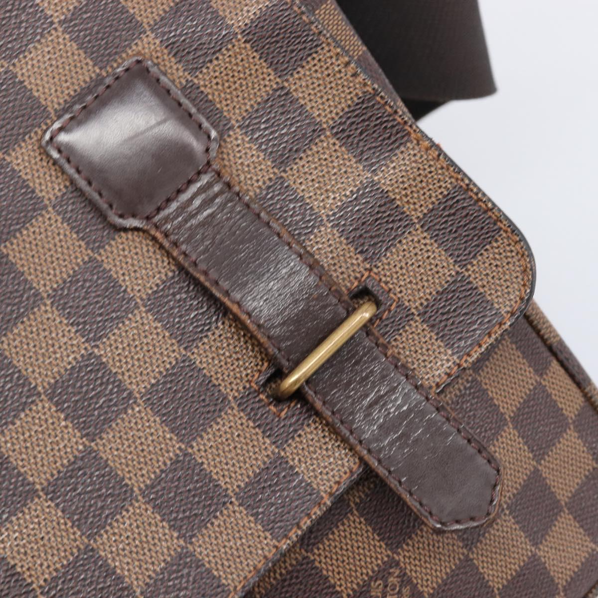 LOUIS VUITTON Damier Ebene Broadway Shoulder Bag N42270 LV Auth 201417
