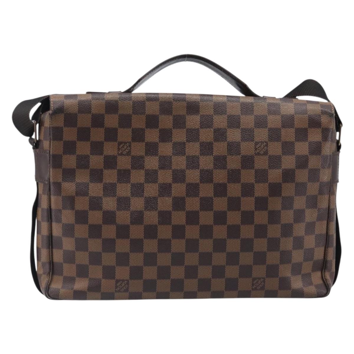 LOUIS VUITTON Damier Ebene Broadway Shoulder Bag N42270 LV Auth 201417
