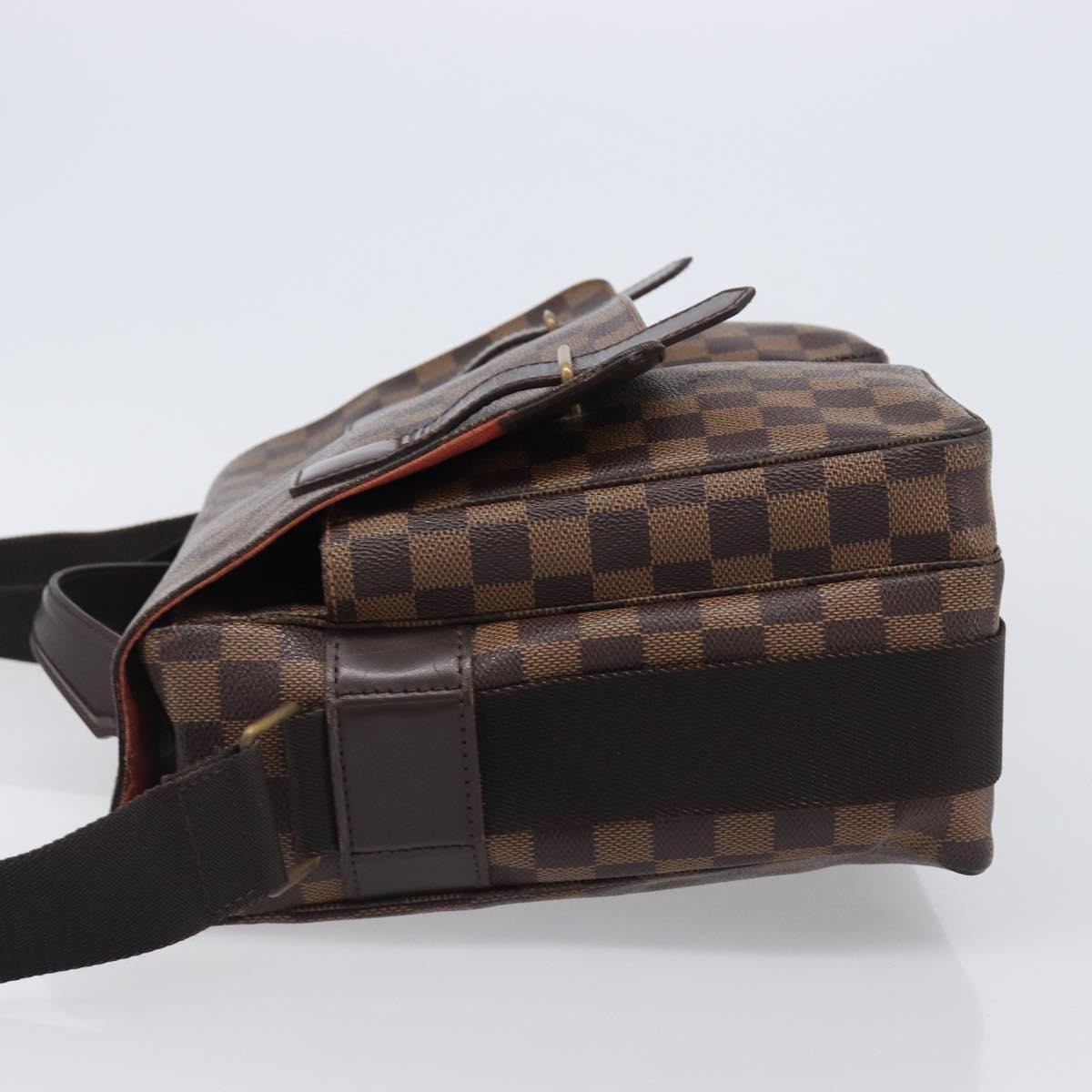 LOUIS VUITTON Damier Ebene Broadway Shoulder Bag N42270 LV Auth 201417