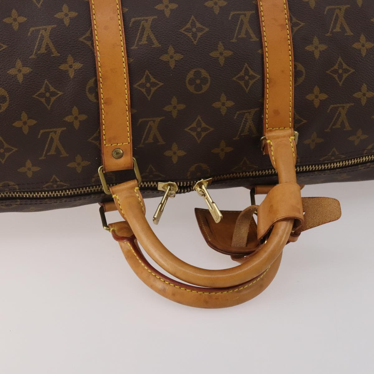 LOUIS VUITTON Monogram Keepall 50 Boston Bag M41426 LV Auth 201418A