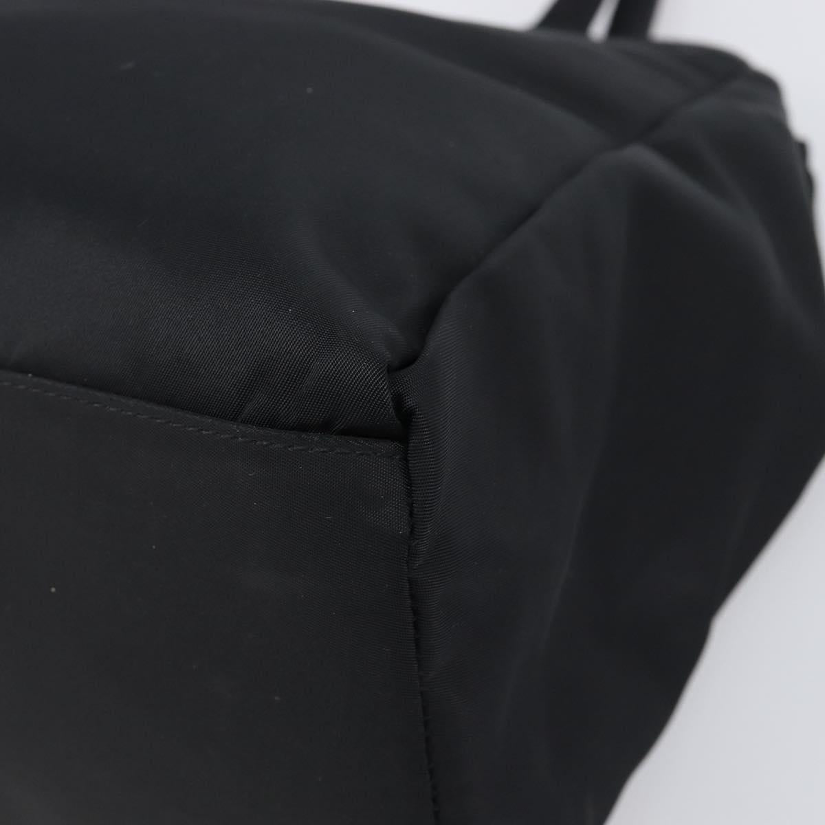PRADA Hand Bag Nylon Black Auth 201421