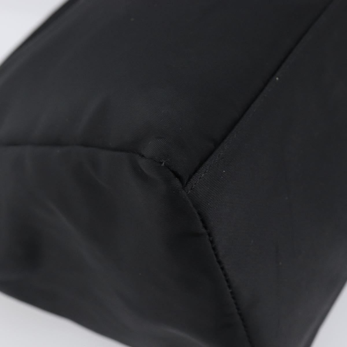 PRADA Hand Bag Nylon Black Auth 201421