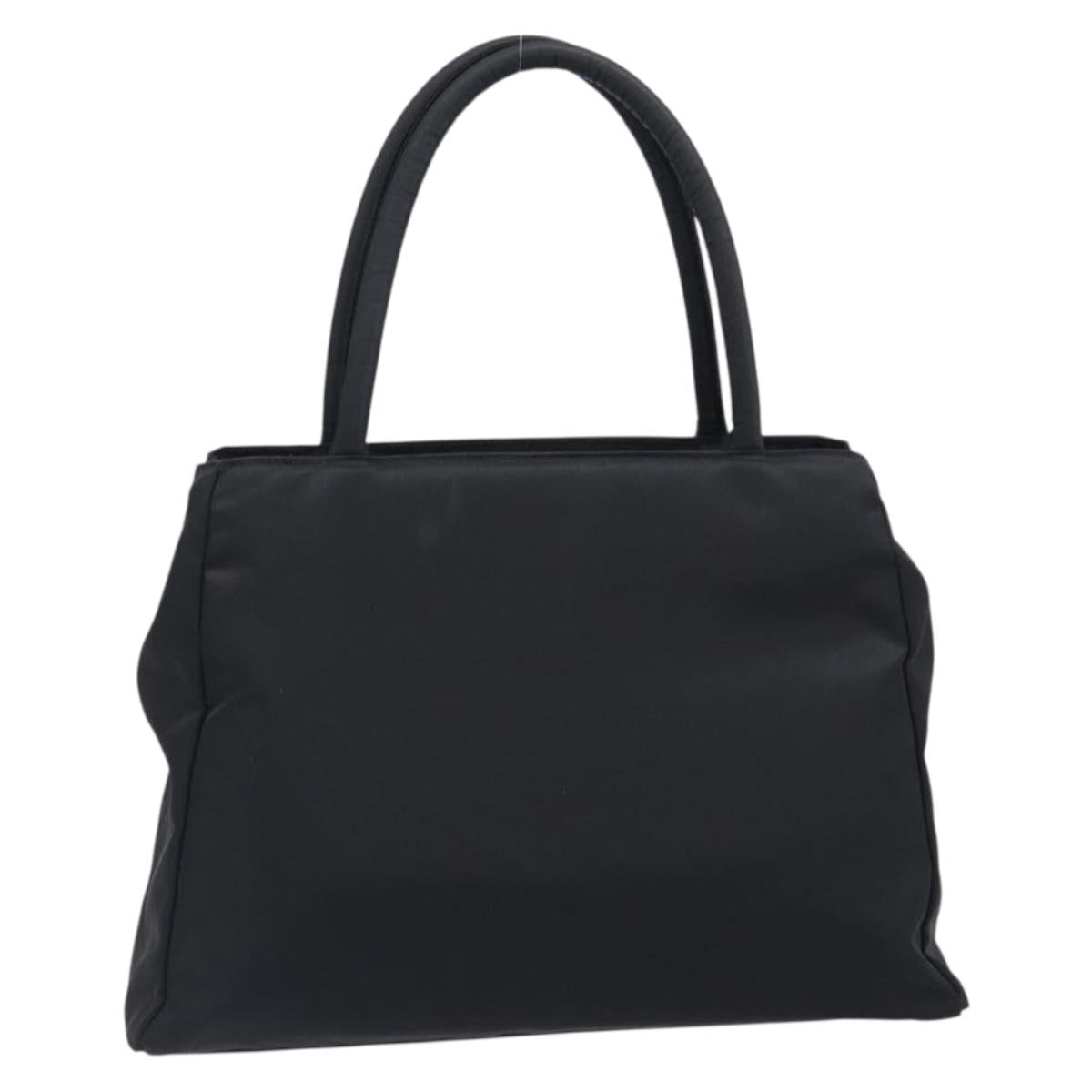 PRADA Hand Bag Nylon Black Auth 201421