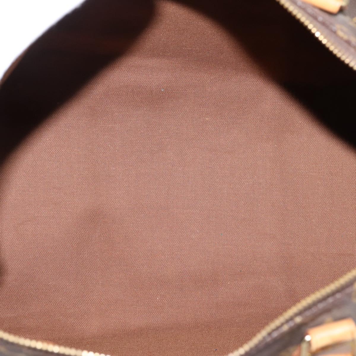 LOUIS VUITTON Monogram Speedy 35 Hand Bag M41524 LV Auth 201426