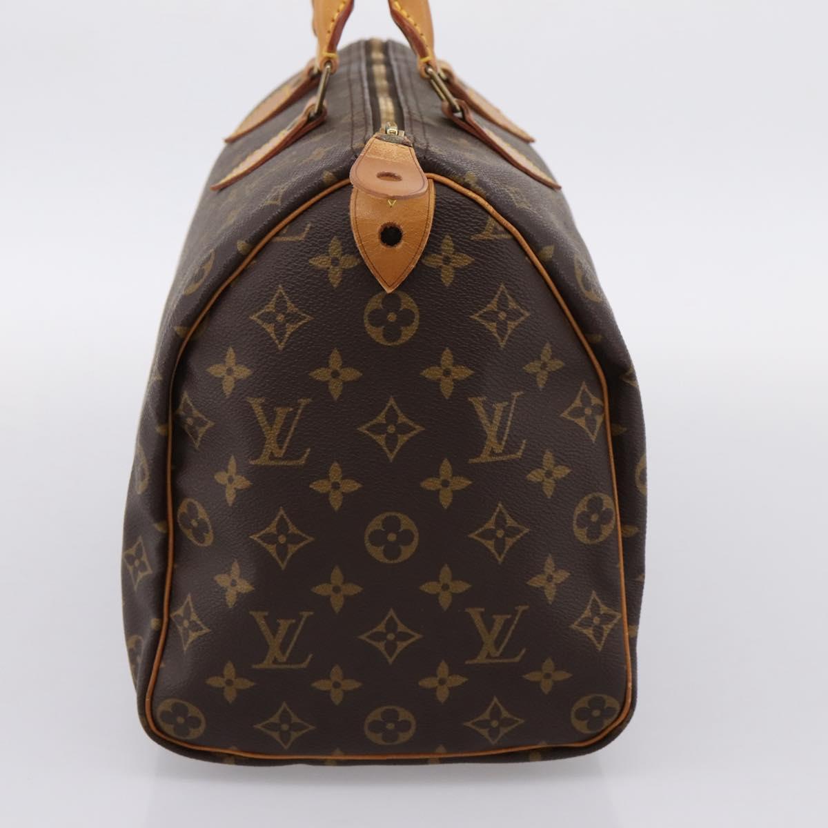 LOUIS VUITTON Monogram Speedy 35 Hand Bag M41524 LV Auth 201426