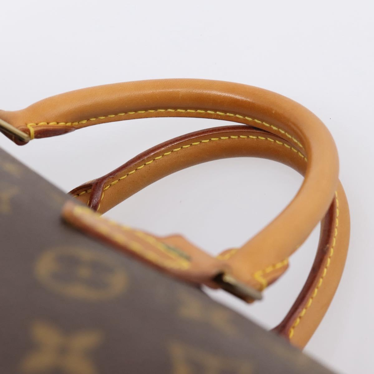 LOUIS VUITTON Monogram Speedy 35 Hand Bag M41524 LV Auth 201426