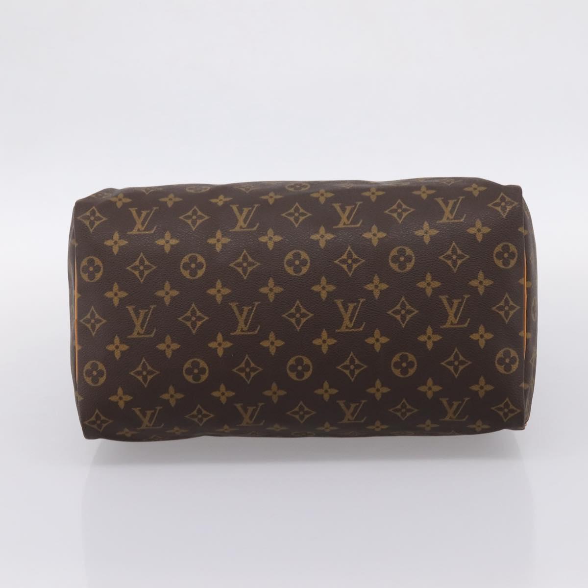 LOUIS VUITTON Monogram Speedy 35 Hand Bag M41524 LV Auth 201426