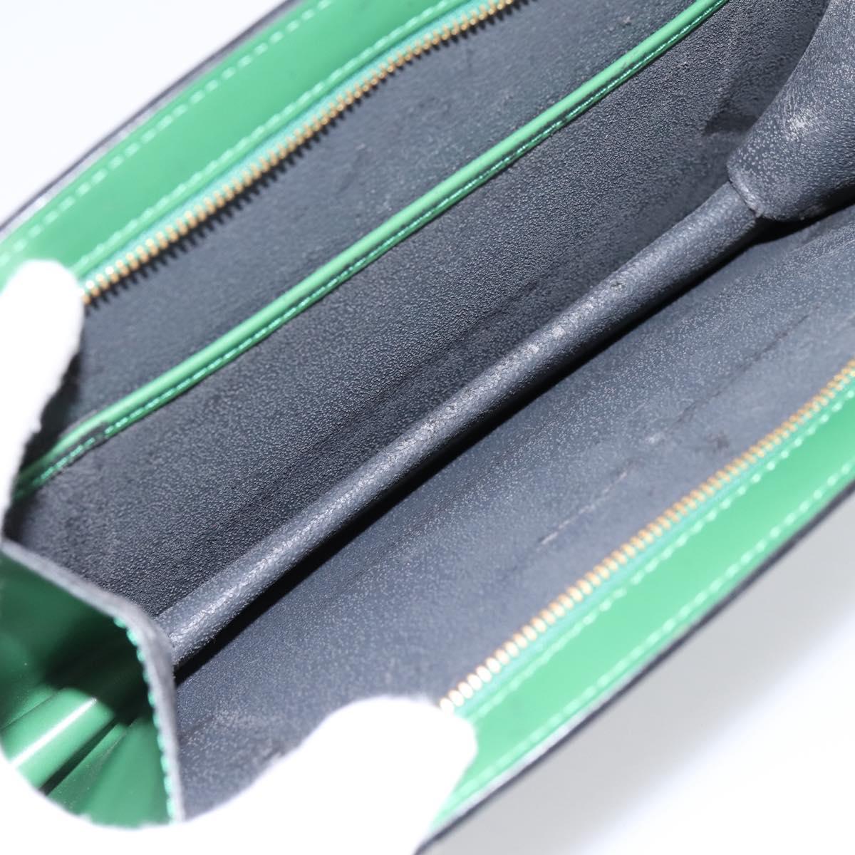 LOUIS VUITTON Epi Trousse Crete Pouch Green M48404 LV Auth 201429