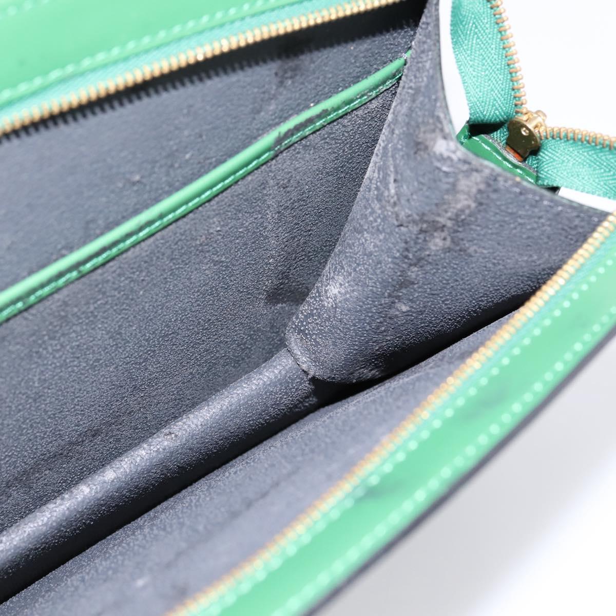 LOUIS VUITTON Epi Trousse Crete Pouch Green M48404 LV Auth 201429