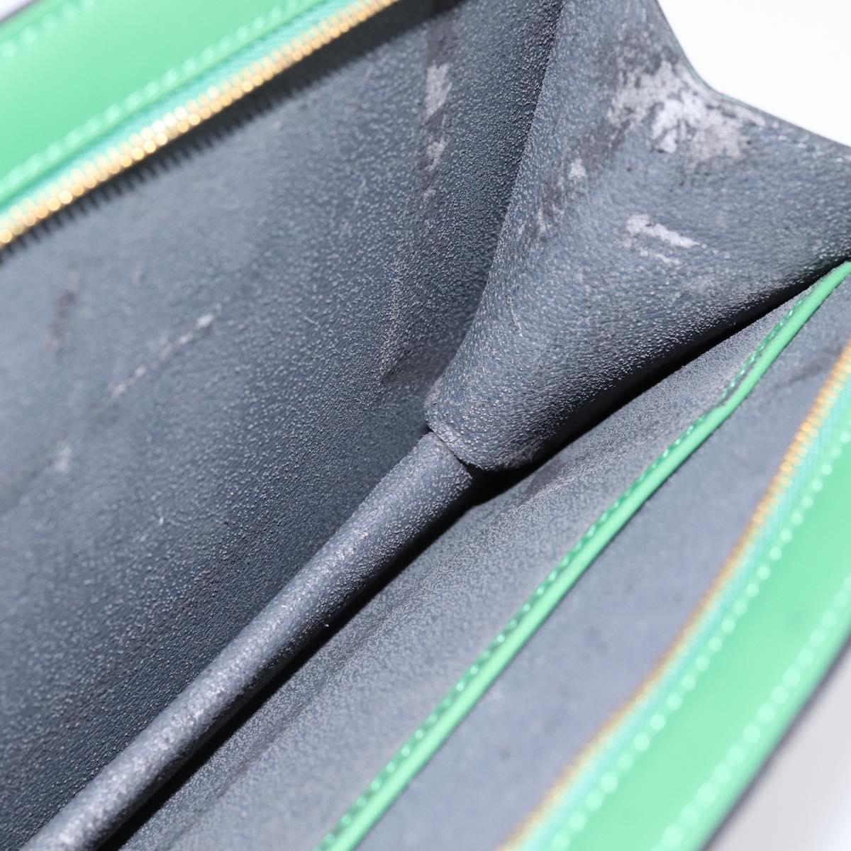 LOUIS VUITTON Epi Trousse Crete Pouch Green M48404 LV Auth 201429