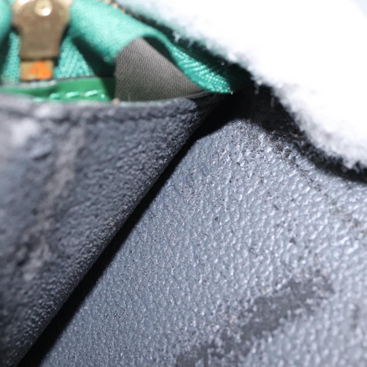 LOUIS VUITTON Epi Trousse Crete Pouch Green M48404 LV Auth 201429
