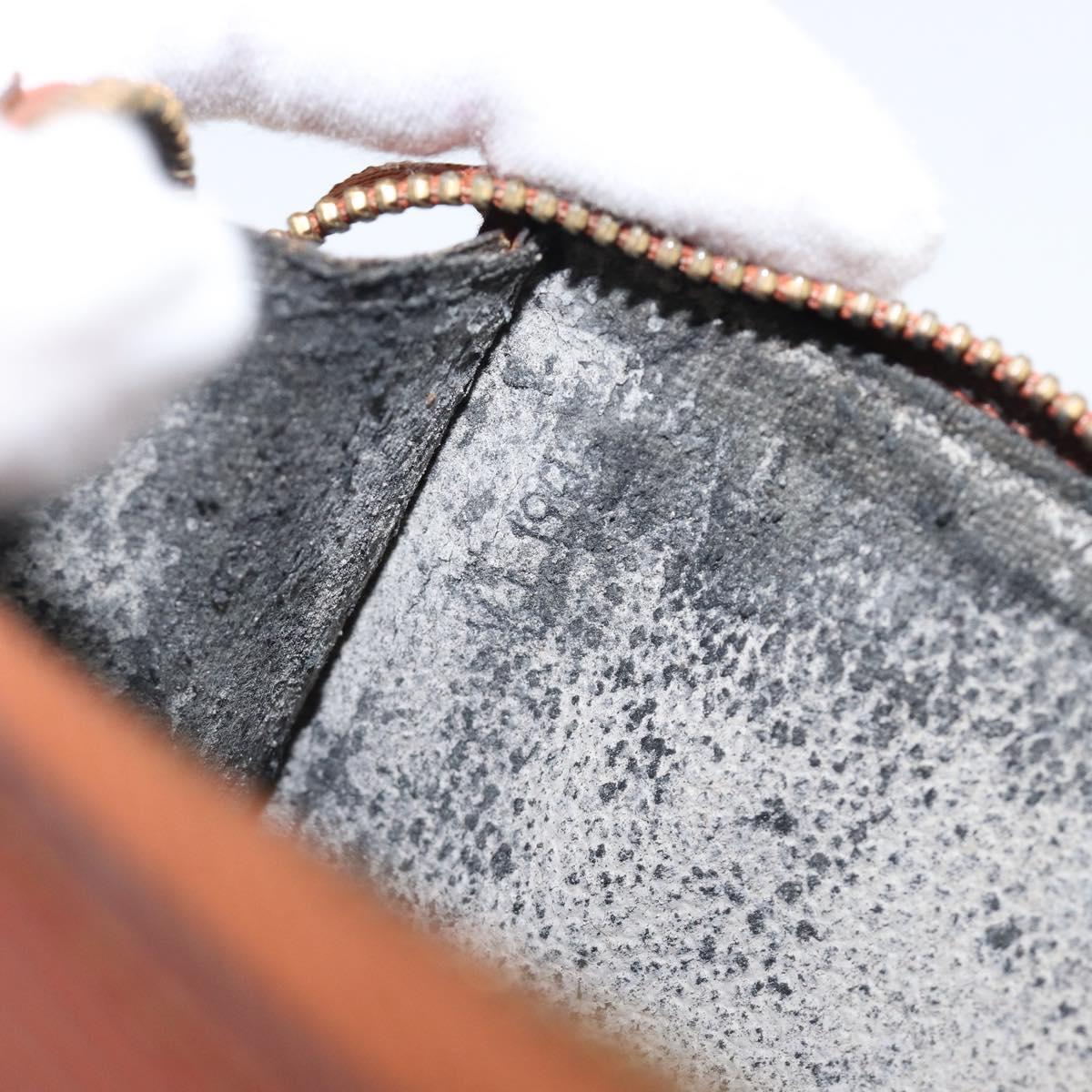LOUIS VUITTON Epi Pochette Accessoires Pouch Brown M52983 LV Auth 201432