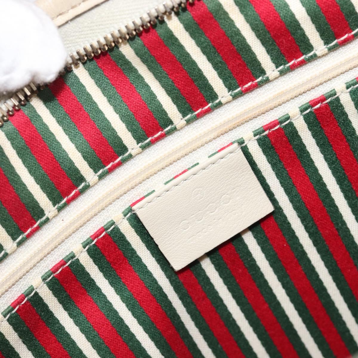 GUCCI GG Canvas Shoulder Bag Beige Gold Tone 169998 Auth 201433