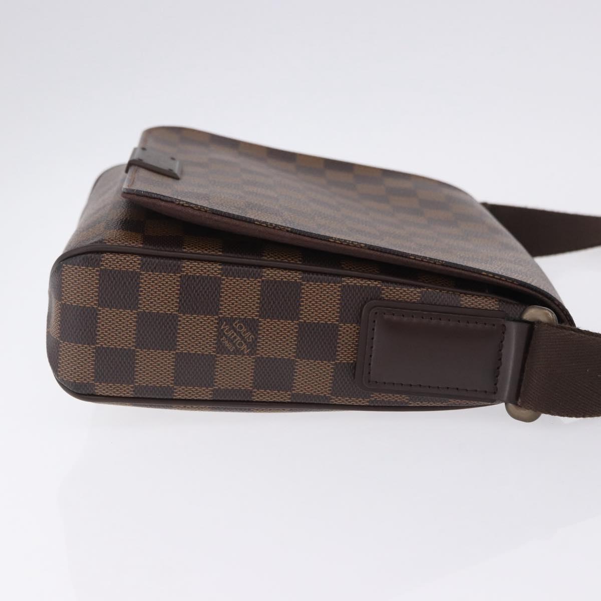 LOUIS VUITTON Damier Ebene District PM Shoulder Bag N41213 LV Auth 201434V