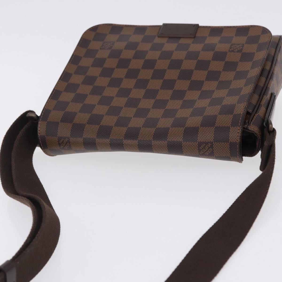 LOUIS VUITTON Damier Ebene District PM Shoulder Bag N41213 LV Auth 201434V