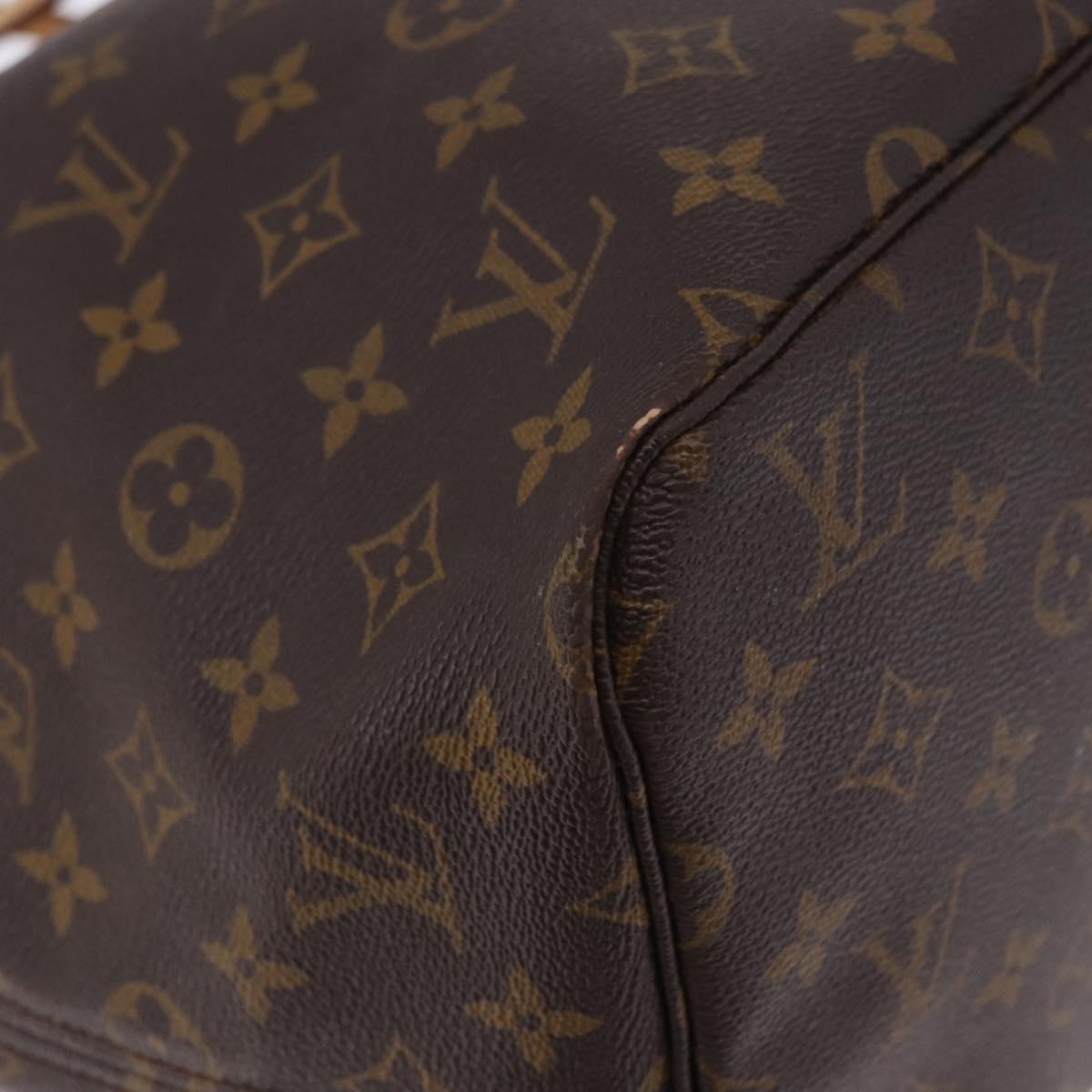LOUIS VUITTON Monogram Neverfull GM Tote Bag M40157 LV Auth 201436V