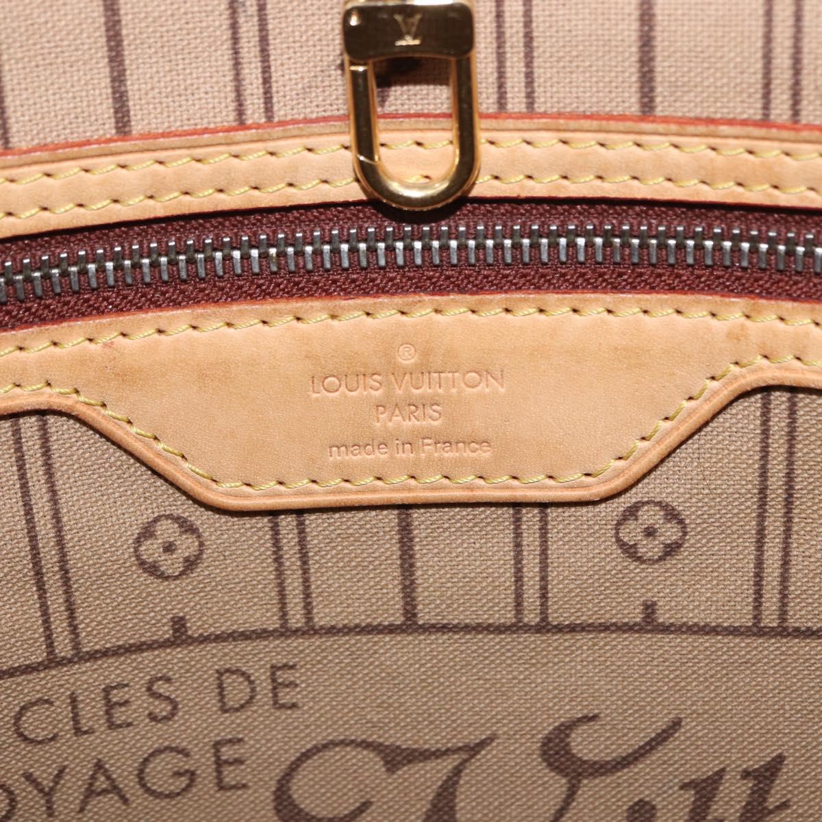 LOUIS VUITTON Monogram Neverfull GM Tote Bag M40157 LV Auth 201436V