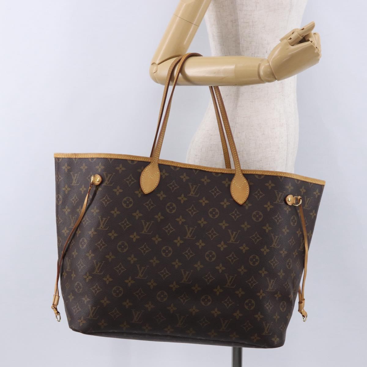 LOUIS VUITTON Monogram Neverfull GM Tote Bag M40157 LV Auth 201436V