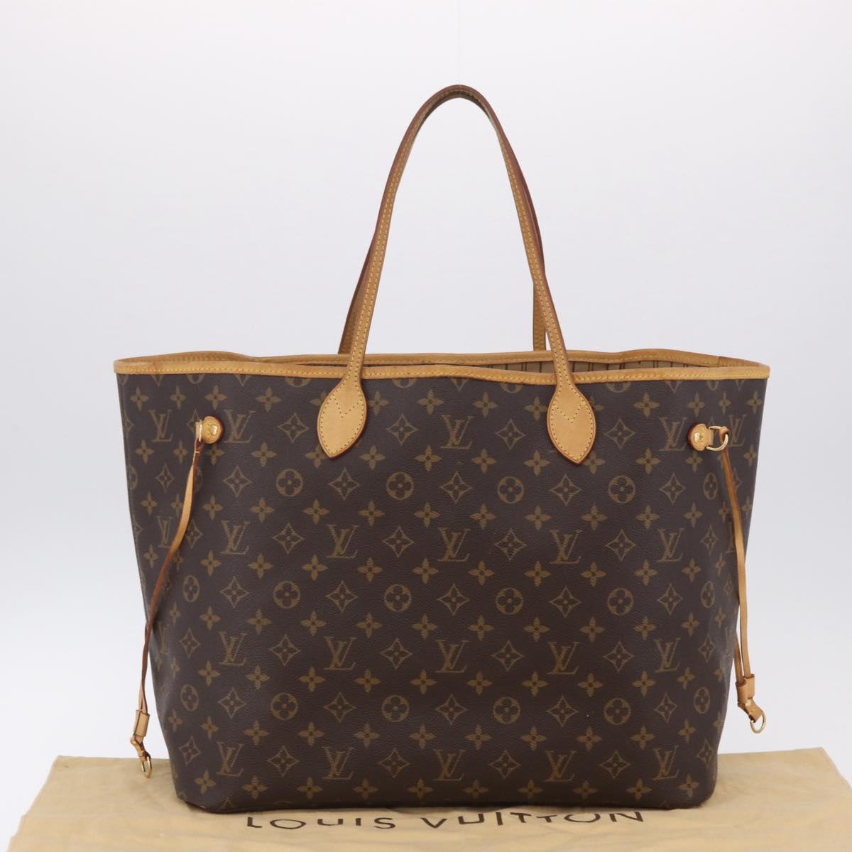 LOUIS VUITTON Monogram Neverfull GM Tote Bag M40157 LV Auth 201436V