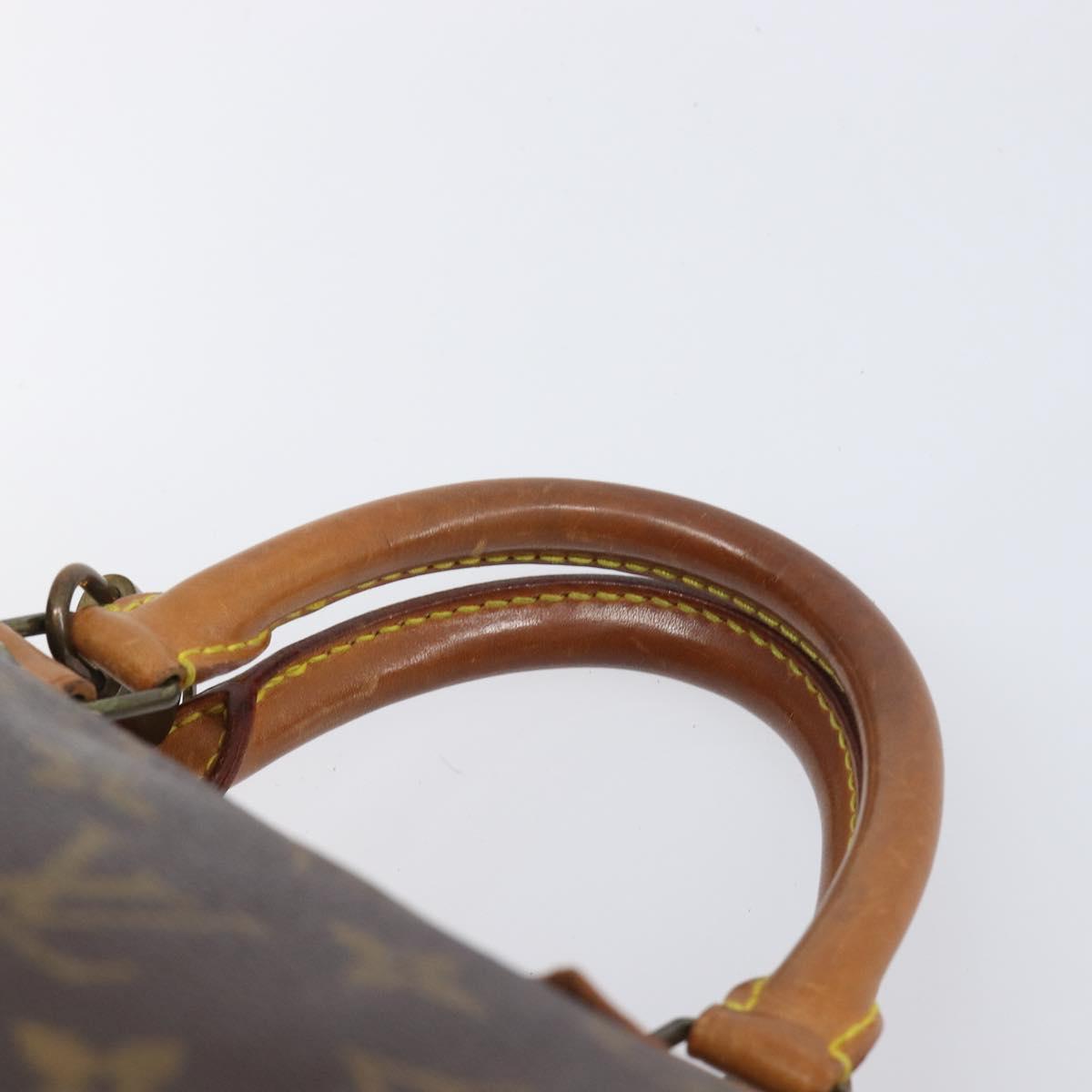 LOUIS VUITTON Monogram Speedy 35 Hand Bag M41524 LV Auth 201442V