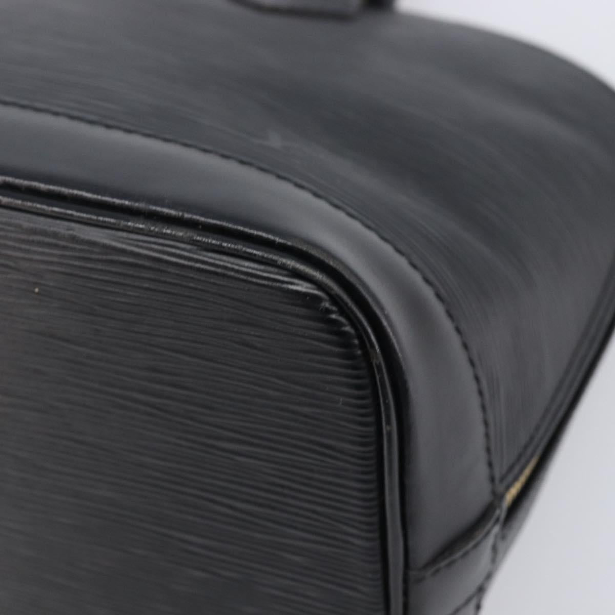 LOUIS VUITTON Epi Alma Hand Bag Noir Black M52142 LV Auth 201447A