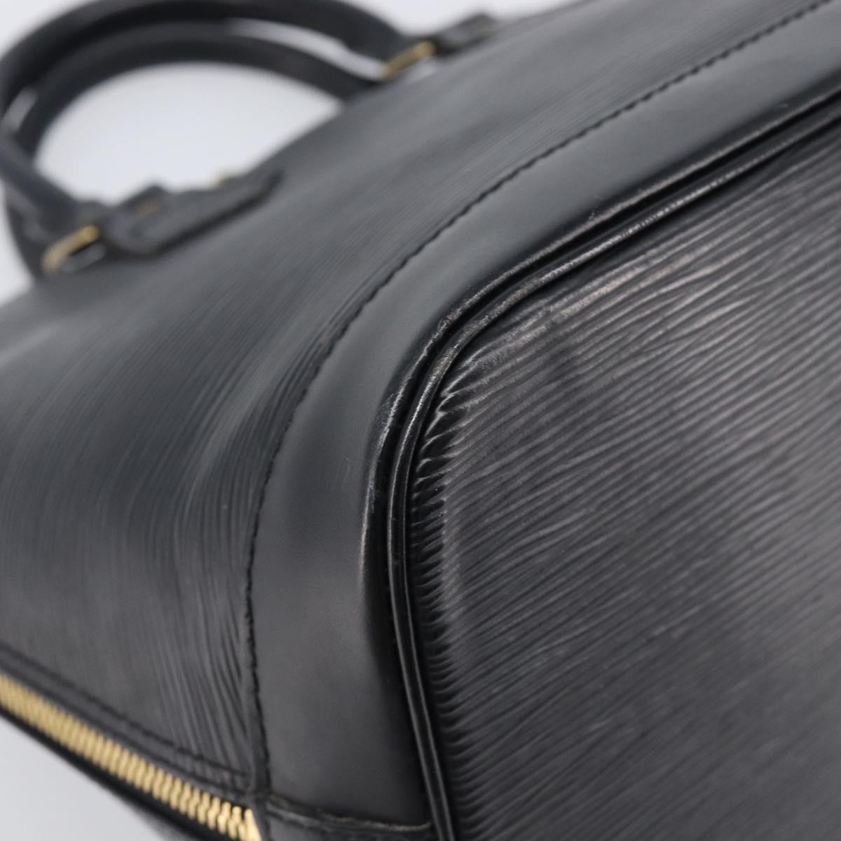 LOUIS VUITTON Epi Alma Hand Bag Noir Black M52142 LV Auth 201447A