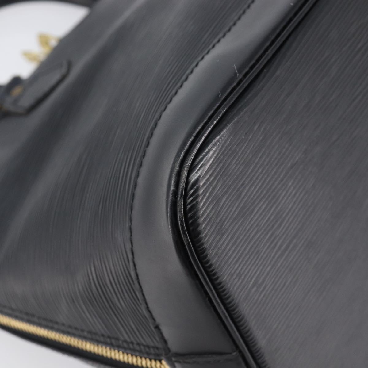 LOUIS VUITTON Epi Alma Hand Bag Noir Black M52142 LV Auth 201447A