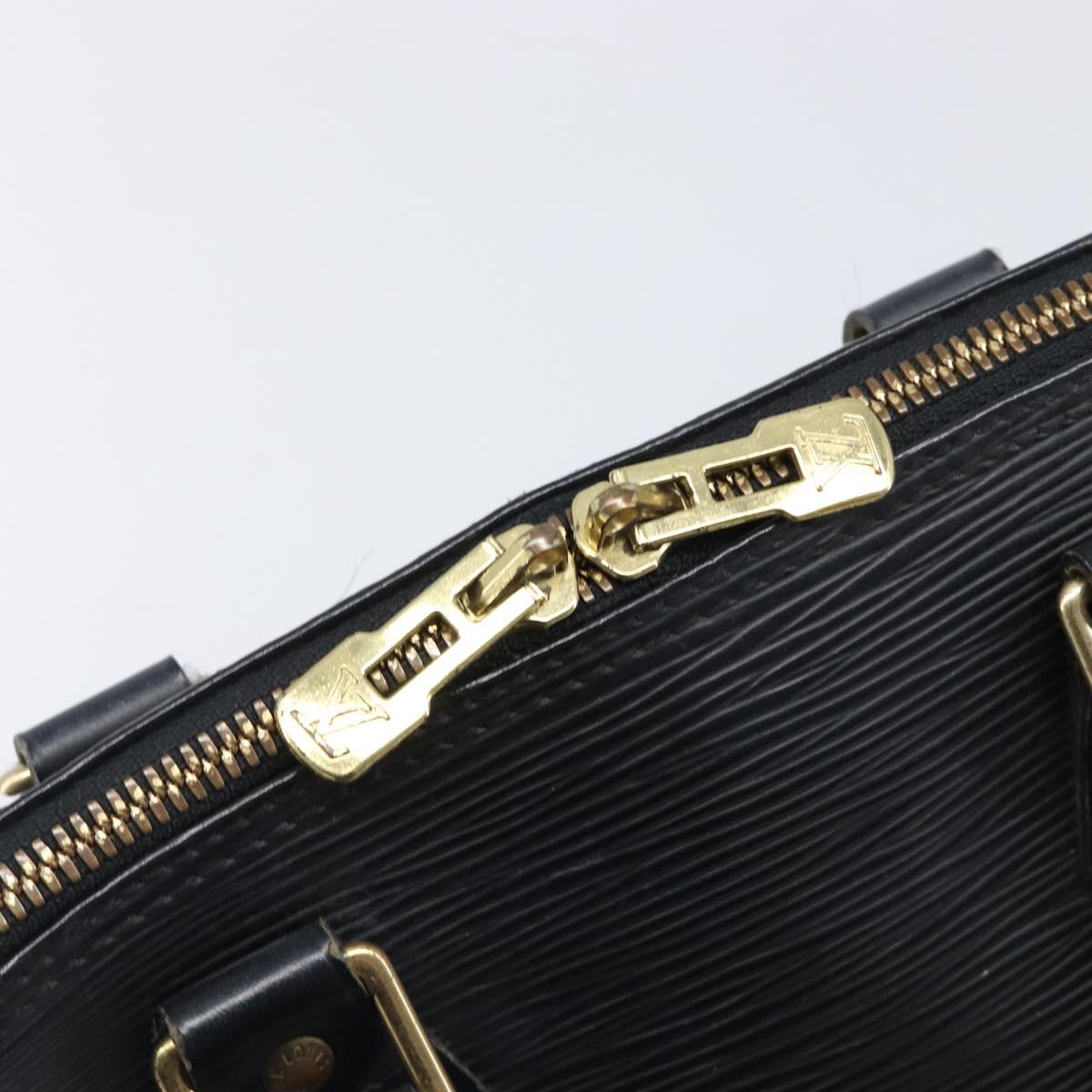 LOUIS VUITTON Epi Alma Hand Bag Noir Black M52142 LV Auth 201447A