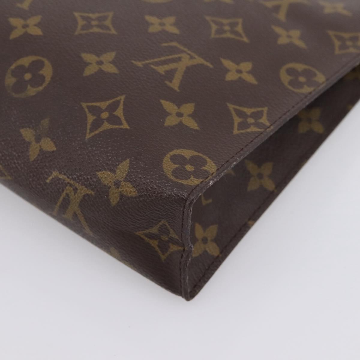 LOUIS VUITTON Monogram Poche Toilette 26 Pouch M47542 LV Auth 201448