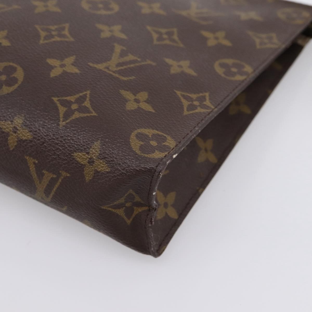 LOUIS VUITTON Monogram Poche Toilette 26 Pouch M47542 LV Auth 201448