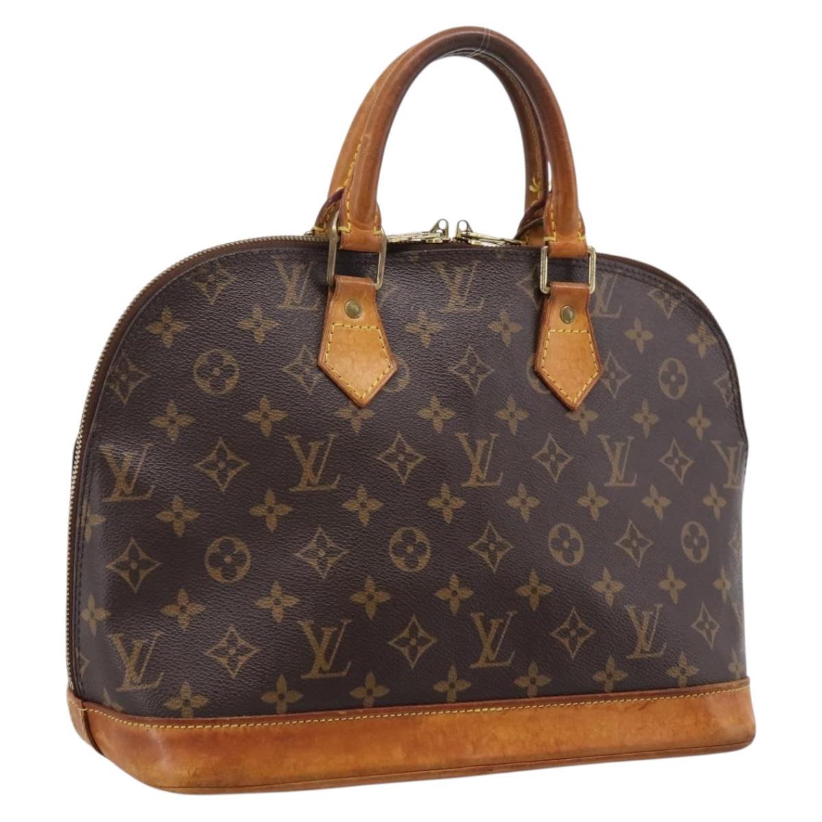LOUIS VUITTON Monogram Alma Hand Bag M51130 LV Auth 201450