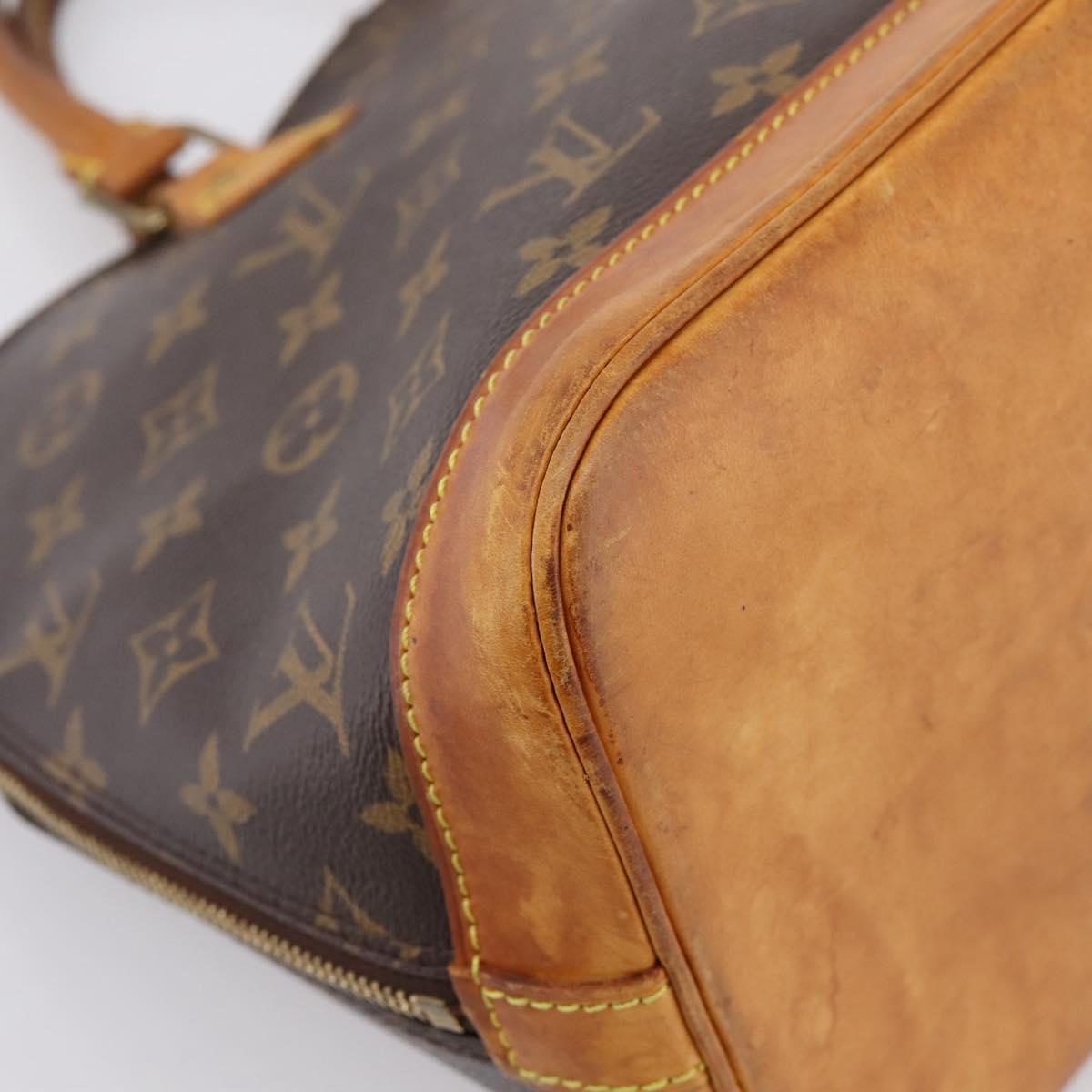 LOUIS VUITTON Monogram Alma Hand Bag M51130 LV Auth 201450