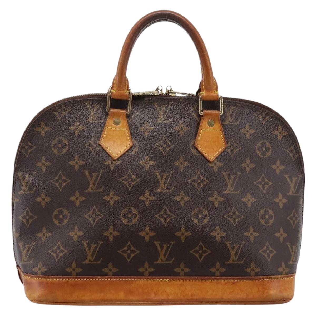 LOUIS VUITTON Monogram Alma Hand Bag M51130 LV Auth 201450