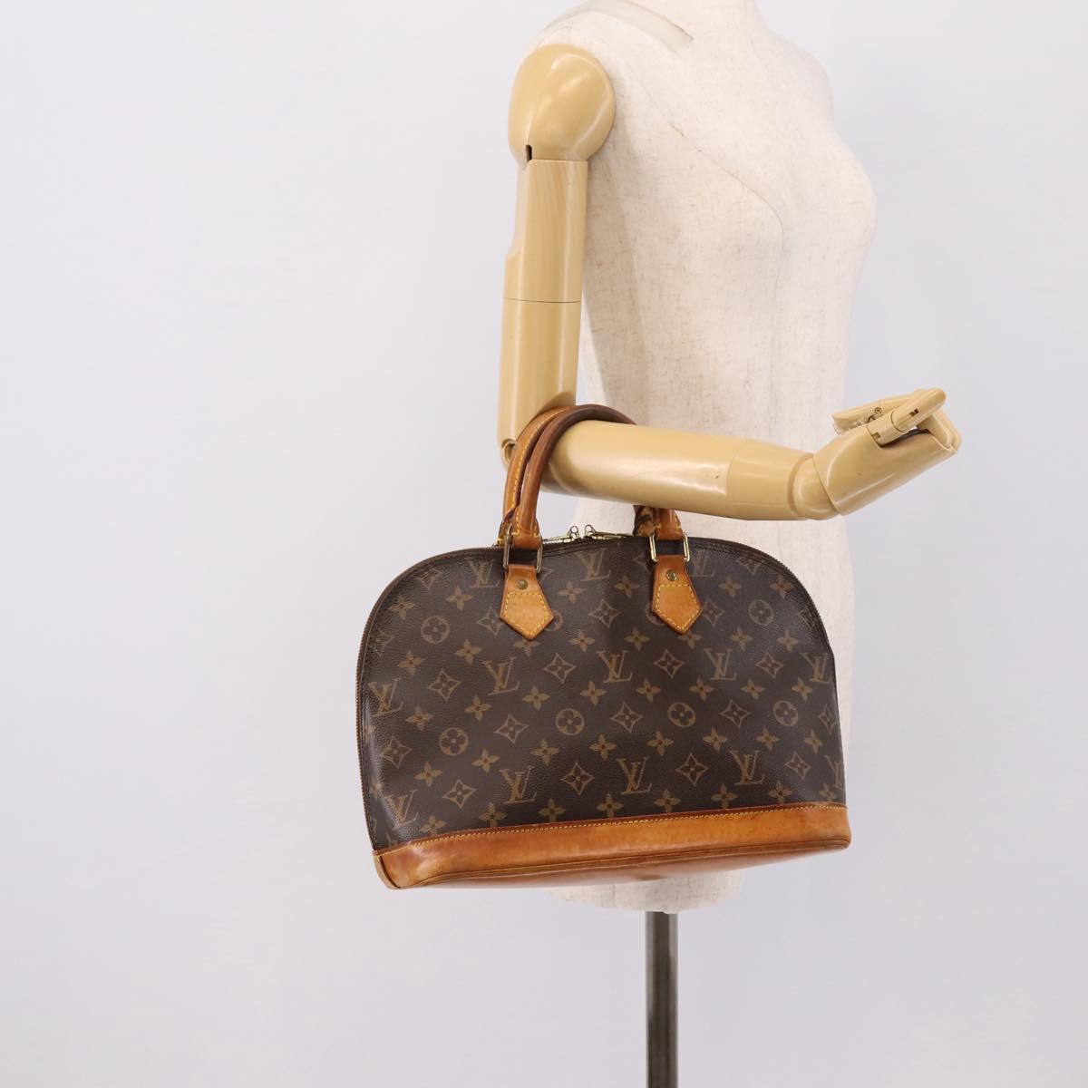 LOUIS VUITTON Monogram Alma Hand Bag M51130 LV Auth 201450
