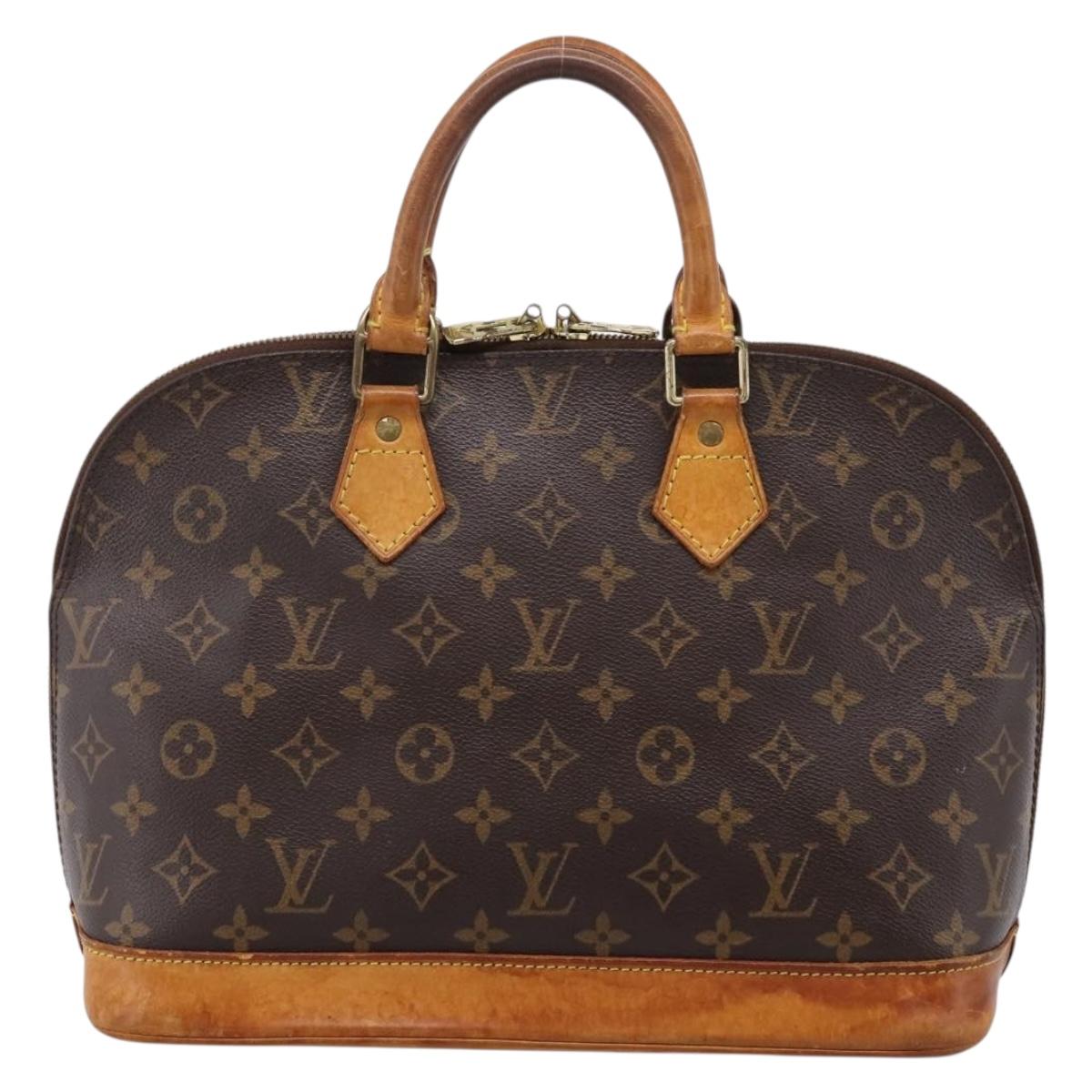 LOUIS VUITTON Monogram Alma Hand Bag M51130 LV Auth 201450