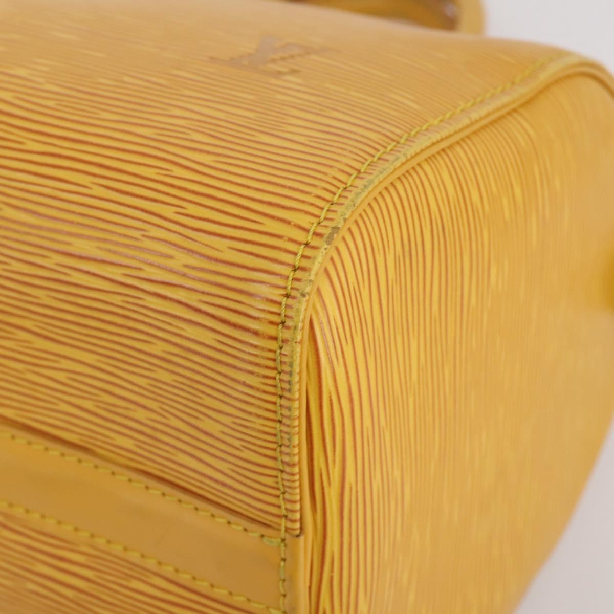 LOUIS VUITTON Epi Speedy 25 Hand Bag Tassili Yellow M43019 LV Auth 201455V