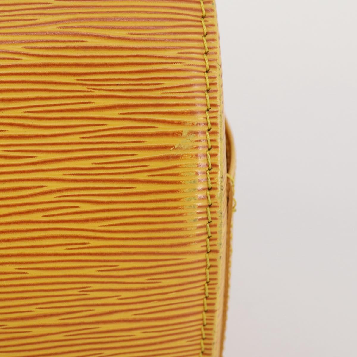 LOUIS VUITTON Epi Speedy 25 Hand Bag Tassili Yellow M43019 LV Auth 201455V