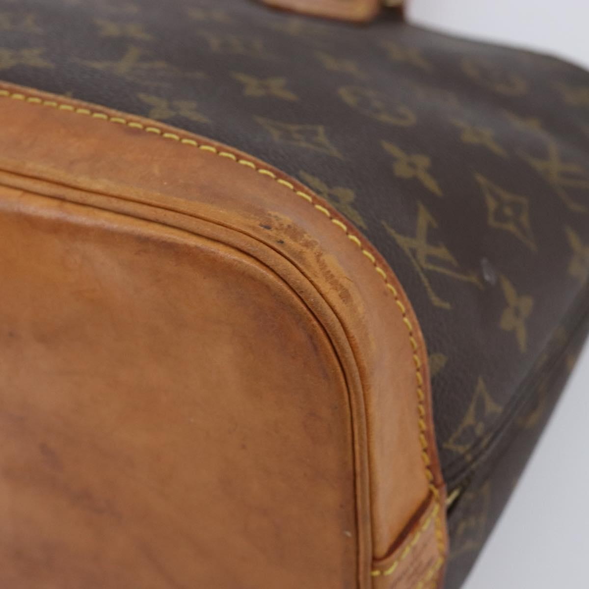 LOUIS VUITTON Monogram Alma Hand Bag M51130 LV Auth 201459