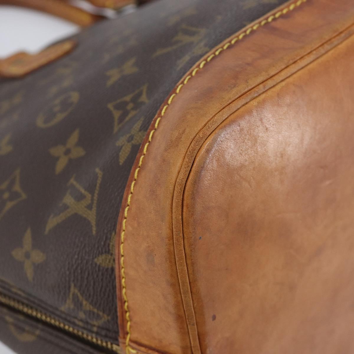 LOUIS VUITTON Monogram Alma Hand Bag M51130 LV Auth 201459
