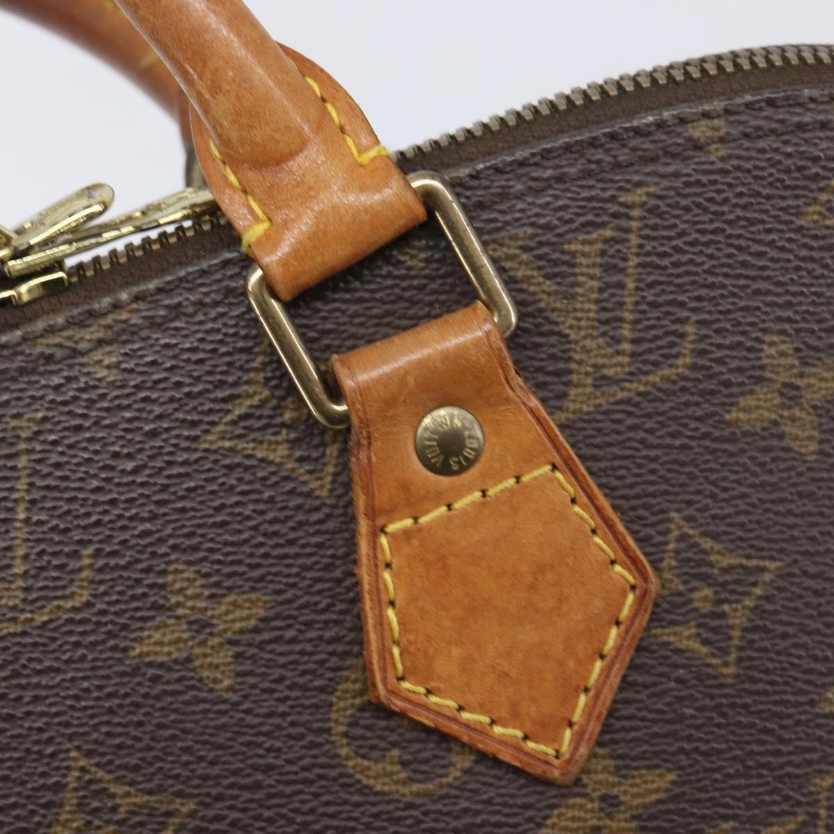 LOUIS VUITTON Monogram Alma Hand Bag M51130 LV Auth 201459