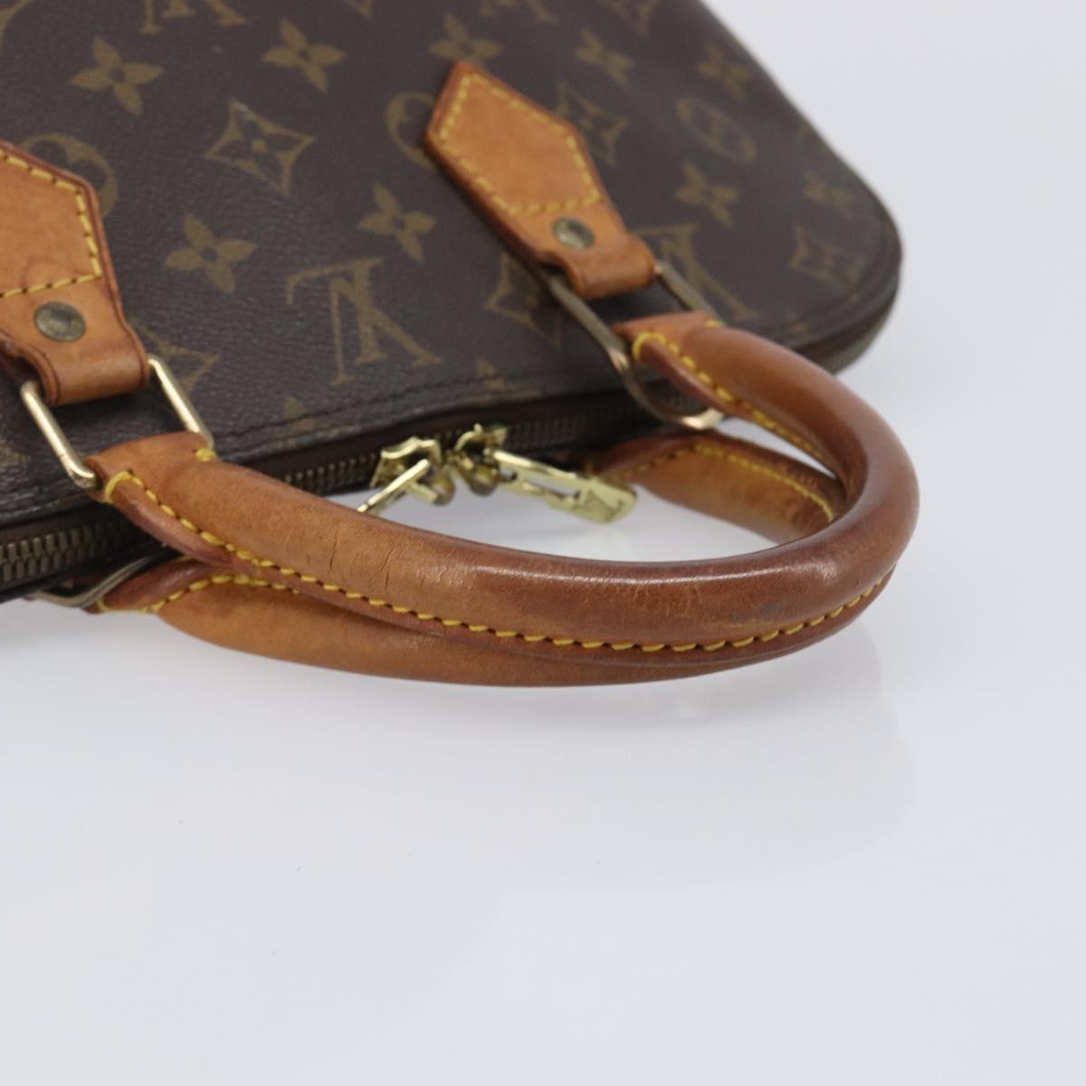 LOUIS VUITTON Monogram Alma Hand Bag M51130 LV Auth 201459