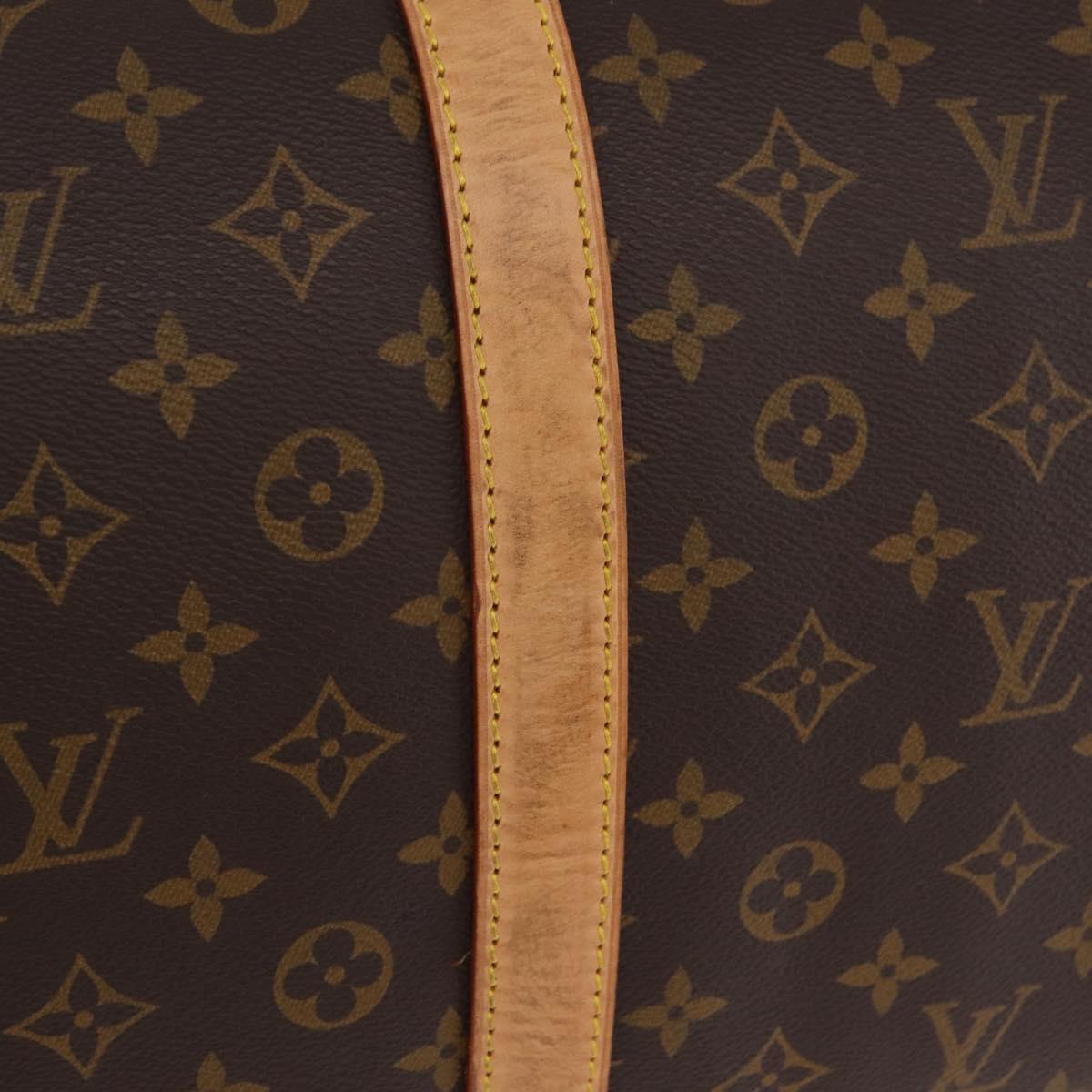 LOUIS VUITTON Monogram Keepall 60 Boston Bag M41422 LV Auth 201471V