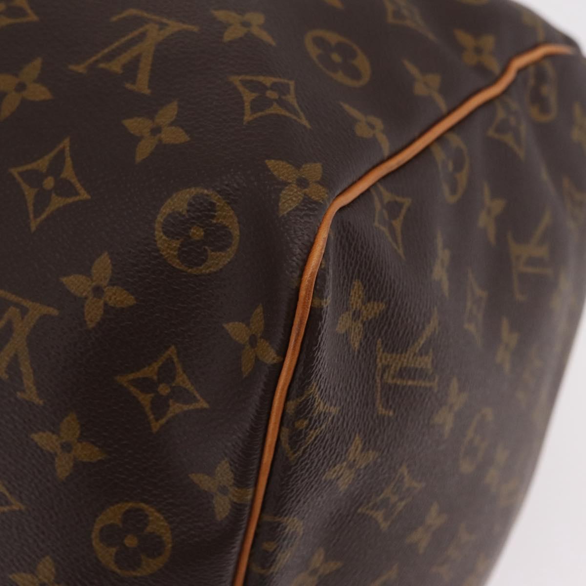 LOUIS VUITTON Monogram Keepall 60 Boston Bag M41422 LV Auth 201471V