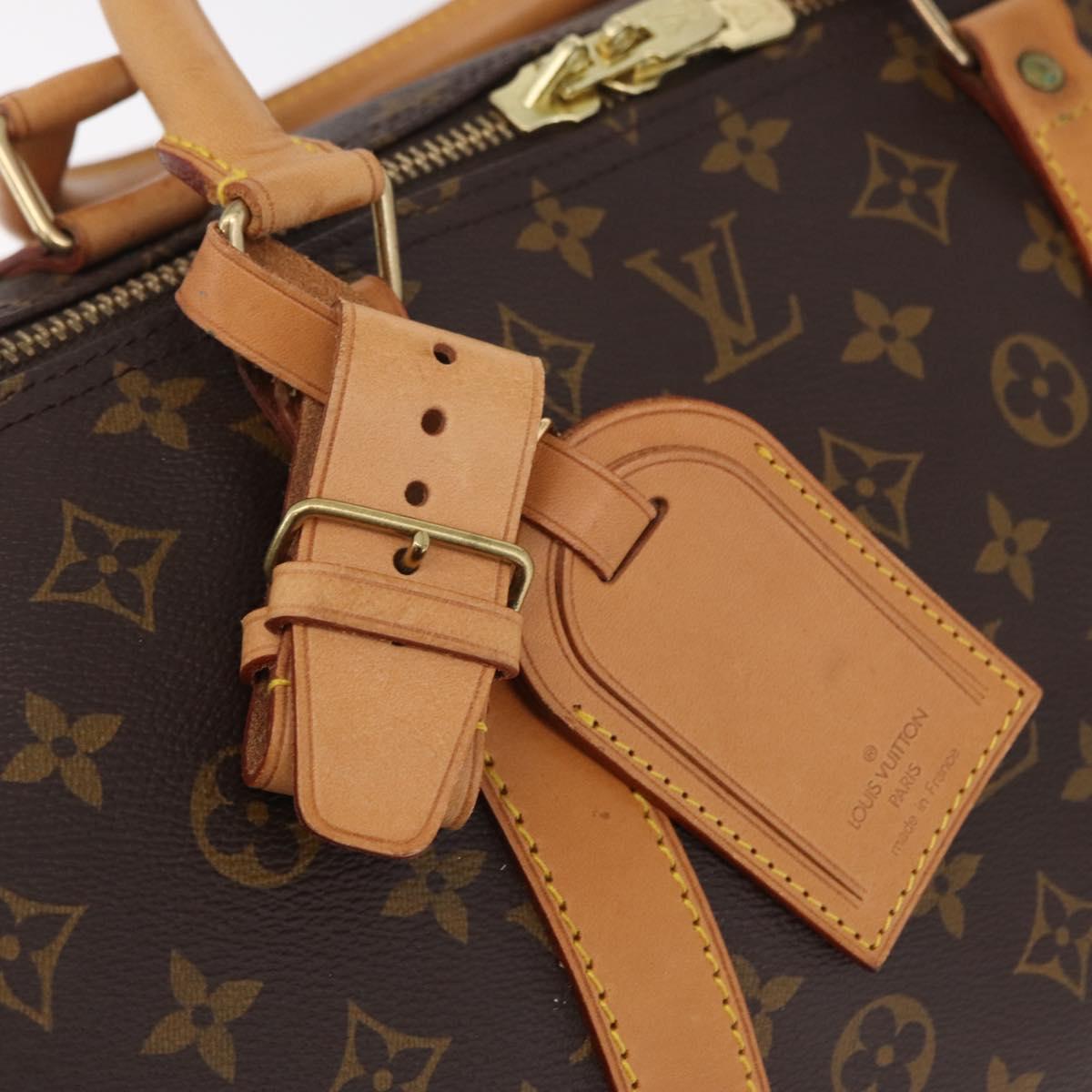 LOUIS VUITTON Monogram Keepall 60 Boston Bag M41422 LV Auth 201471V