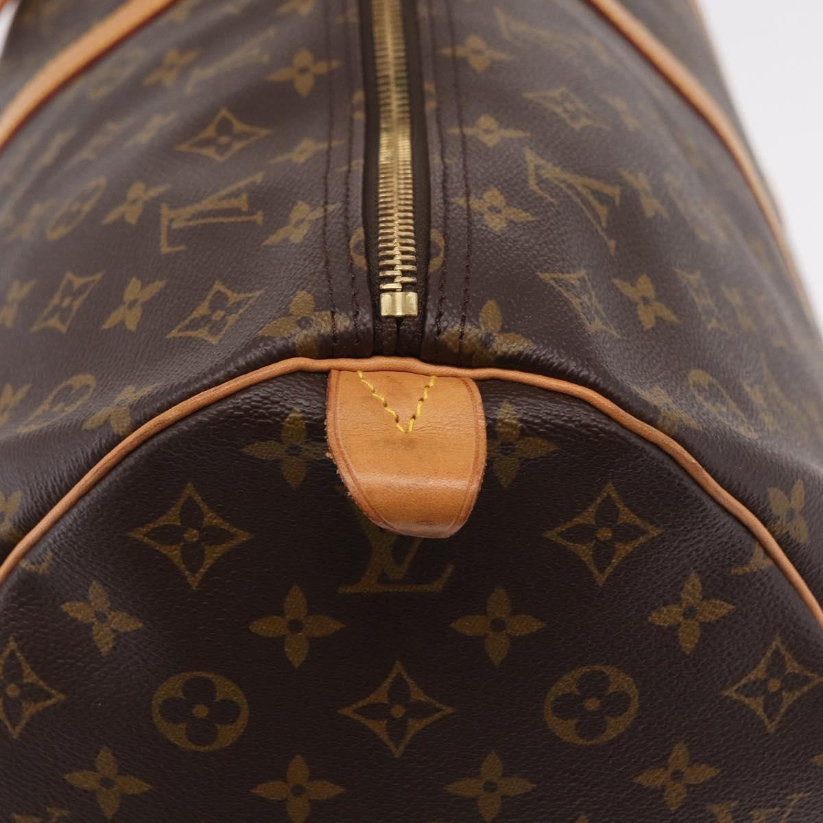 LOUIS VUITTON Monogram Keepall 60 Boston Bag M41422 LV Auth 201471V