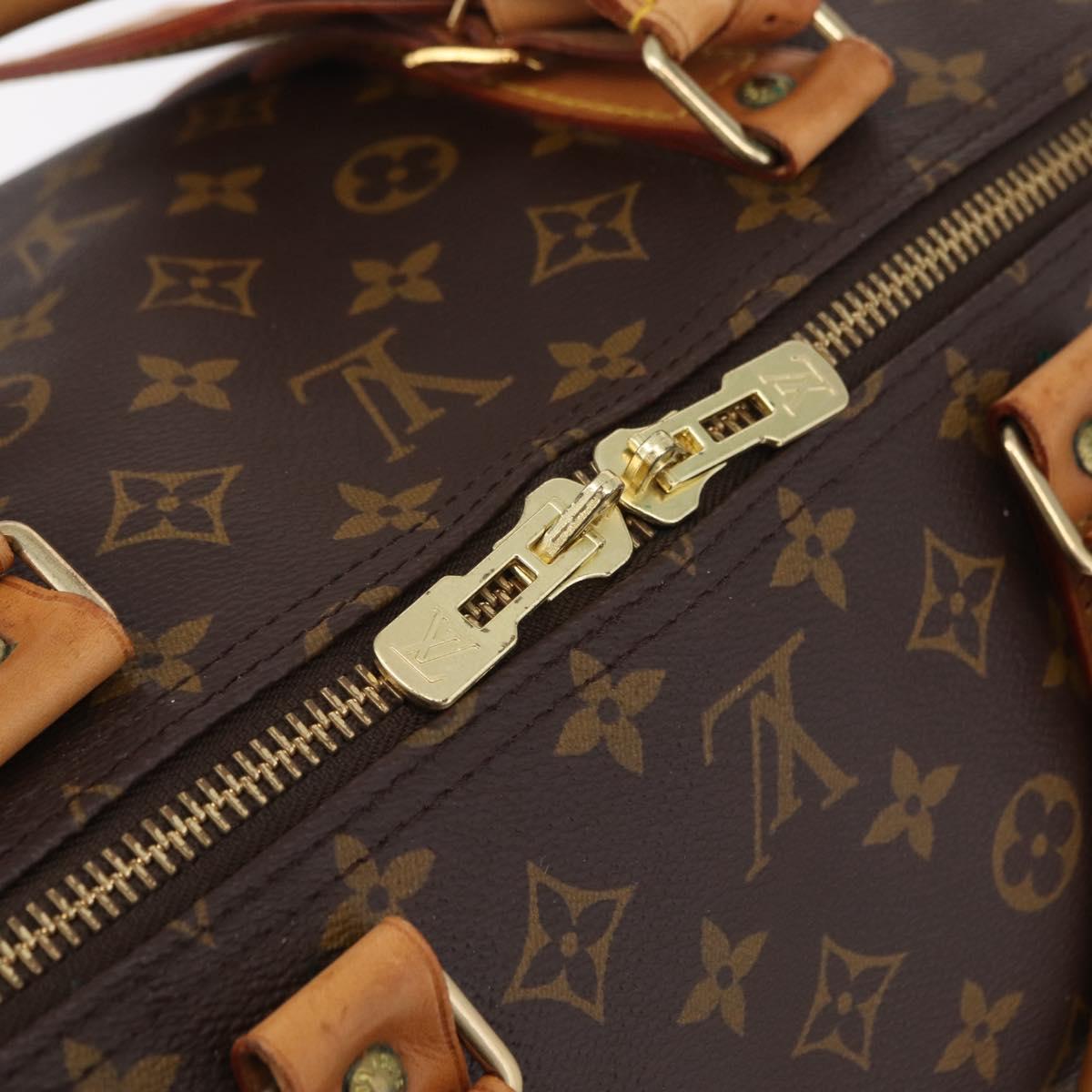 LOUIS VUITTON Monogram Keepall 60 Boston Bag M41422 LV Auth 201471V
